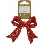GEROMA Vánoční ozdoba mašle plastová červená 11 x 9,8 cm – Hledejceny.cz