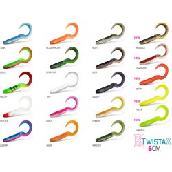 Delphin TwistaX Eeltail UVs 6 cm Mix 5 ks