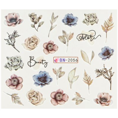 BIO nails Vodolepka BN 2056 květy a listy – Zboží Dáma