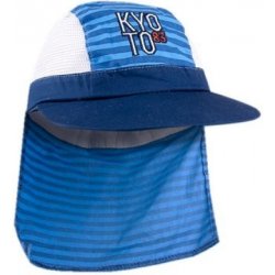 Chlapecký letní šátek na hlavu s prodlouženým zátylkem Yo! Kyo To modrý