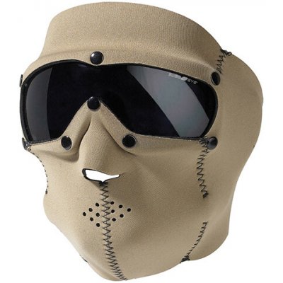 Maska Swiss Yey s brýlemi Swat Pro neopren khaki – Zboží Dáma