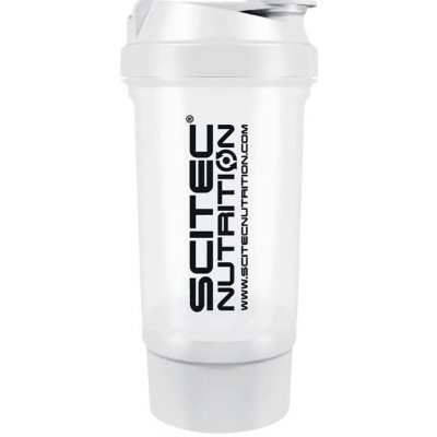 Scitec Šejkr Traveler 500 ml + zásobník - bílá – Zbozi.Blesk.cz