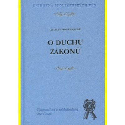 O duchu zákonů – Hledejceny.cz