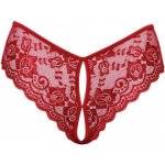 Krajkové kalhotky s otevřeným rozkrokem Cottelli Lingerie – Zboží Dáma