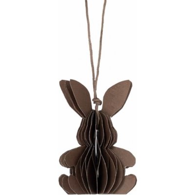 Storefactory Velikonoční dekorace NILS Brown, hnědá barva, papír – Hledejceny.cz