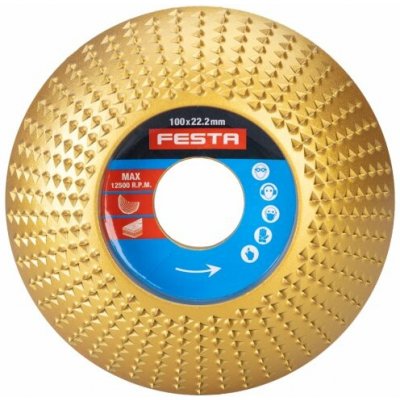 Festa Kotouč rašplový oblý 100 x 22.2 mm 21822 – Zboží Dáma