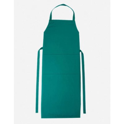 Workwear Verona Dlouhá pracovní zástěra s laclem 00130-01 Evergreen – Hledejceny.cz