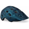 Cyklistická helma MET Terranova Mips teal modrá/černá metalická 2022