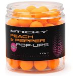 Stickybaits Peach&Pepper Pop Ups 100g 12mm – Zboží Mobilmania