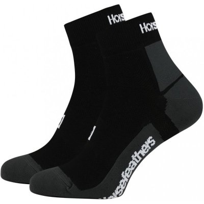 Horsefeathers Cyklistické ponožky Cadence Socks Black