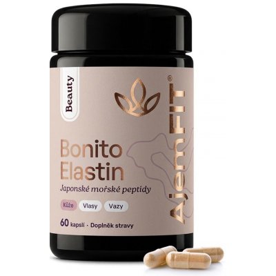 AjemFIT Bonito Elastin Mořské peptidy 60 kapslí – Hledejceny.cz