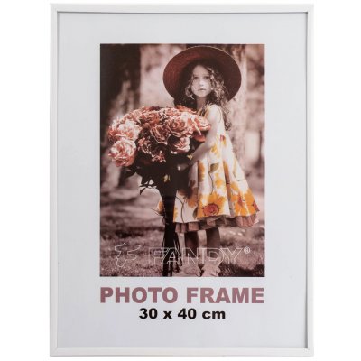 Fotorámeček plastový Simple 2 30x40 1 bílý – Sleviste.cz