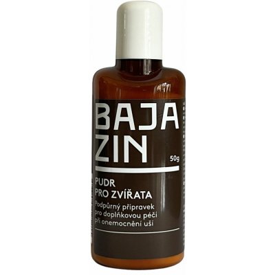 Bajazin Přírodní Podpůrný Veterinární Pudr s aplikátorem Kožní potíže Alergie psů a štěňat 50 g – Zbozi.Blesk.cz