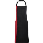 Premier Workwear Kontrastní zástěra s laclem PR162 Black 72x86cm – Hledejceny.cz