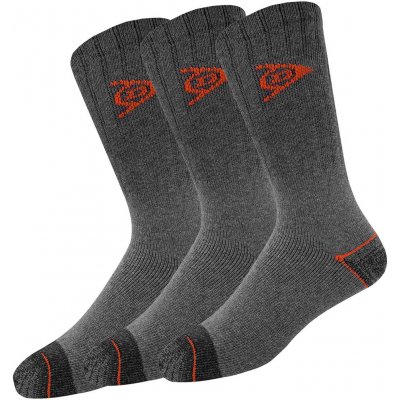 Dunlop pánské pracovní ponožky 3 páry tmavě šedá – Sleviste.cz