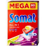 Somat All in 1 Lemon&Lime tablety do myčky 80 ks – Sleviste.cz