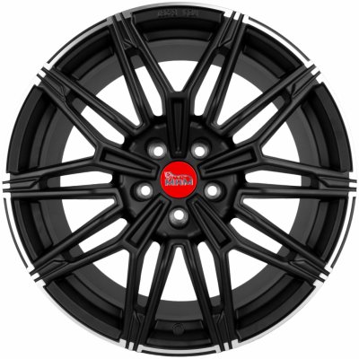 MAM B3N 8,5x19 5x112 ET30 matt black lip polished – Hledejceny.cz