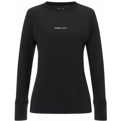 [sn] super.natural Dámské merino triko s dlouhým rukávem WINDBREAKER LS [sn] Jet Black