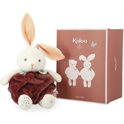 zajačik Bubble of Love Rabbit Cinnamon Plume Kaloo hnedý z jemného mäkkého materiálu v darčekovom balení od 0 mes K214003 30 cm