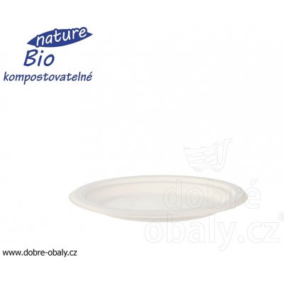 Talíř kulatý BIO cukrová třtina prům. 17,5cm 41017 – Sleviste.cz