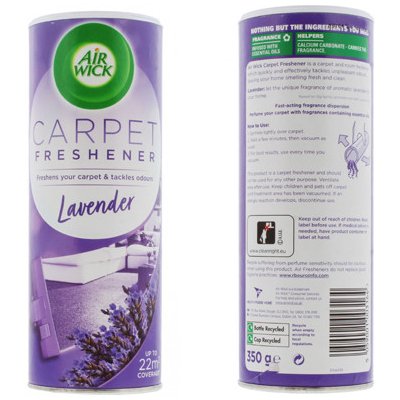 Air Wick Carpet Freshener Lavender Levandule vůně do koberců 350 g – Zboží Mobilmania