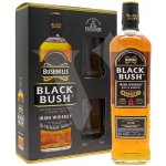 Bushmills Black Bush 40% 0,7 l (dárkové balení 2 sklenice) – Zboží Mobilmania