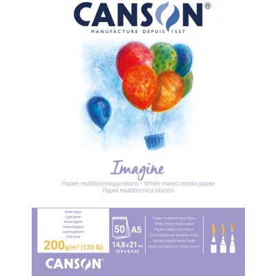Canson Imagine listy A5 200g 50 listů – Zboží Dáma