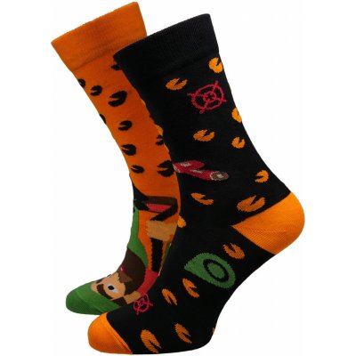 Hesty Socks pánské ponožky hunter oranžovo-černá – Hledejceny.cz