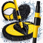 AMiO Teleskopický kartáč na mytí auta mikrovlákno 3 náplně AMIO-04333 | Zboží Auto