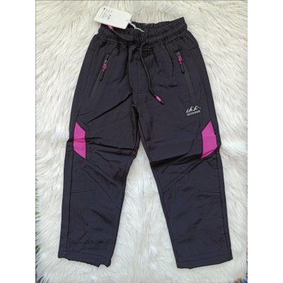 SEZON SF-2061 Dívčí zateplené softshellové kalhoty černá – Zboží Mobilmania