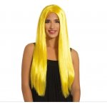 Fiestas Guirca Fiestas Španělsko Paruka dlouhá žlutá – Zboží Dáma