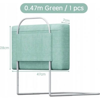 Lapchu Ochranná zábrana na postel 47 x 28 x 7cm zelená – Sleviste.cz