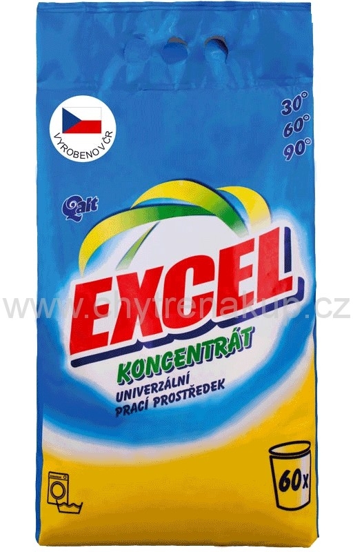 Qalt Excel prací prášek univerzální 6 kg