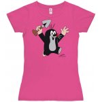 CurePink: Dámské tričko Krteček: Juhu růžová – Sleviste.cz
