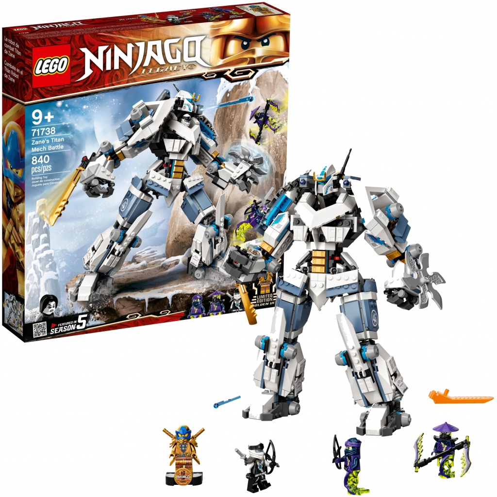 LEGO® NINJAGO® 71738 Zane a bitva s titánskými roboty