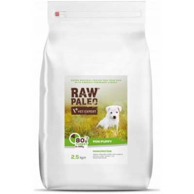 Raw Paleo Puppy Mini turkey 2,5 kg