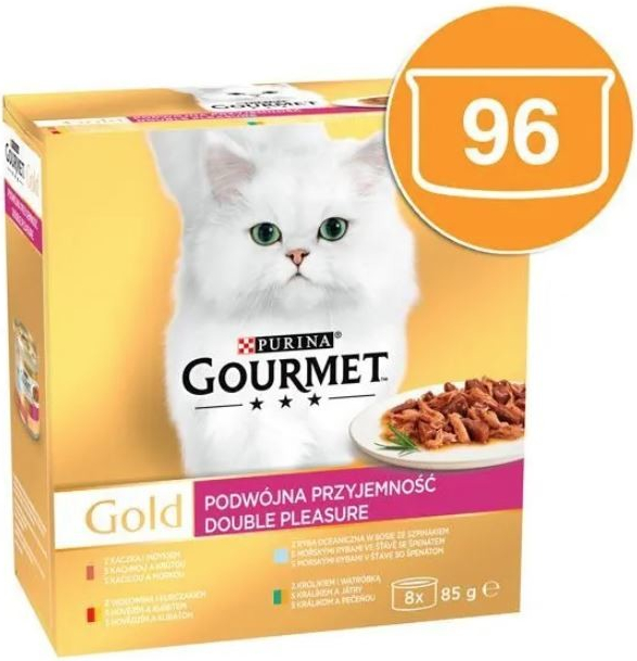 Gourmet krmivo mokré mix chutí 8,16 kg