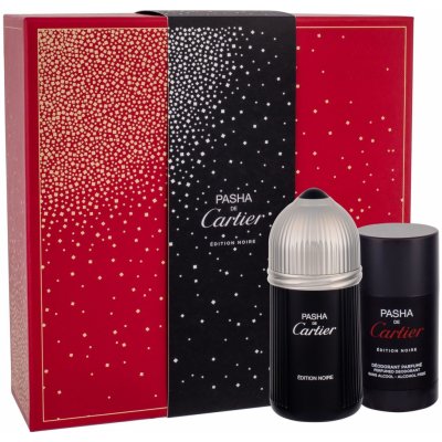 Cartier Pasha de Cartier Edition Noire EDT 100 ml + deostick 75 ml dárková sada – Hledejceny.cz