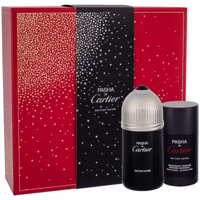 Cartier Pasha de Cartier Edition Noire EDT 100 ml + deostick 75 ml dárková sada – Zboží Mobilmania