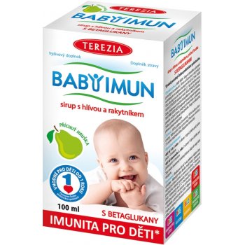 Terezia Company Baby Imun sirup s hlívou a rakytníkem příchuť hruška 100 ml