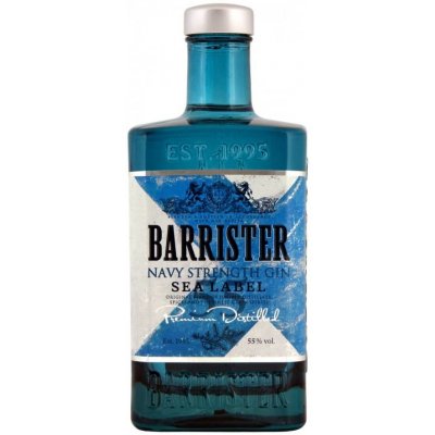 Barrister Navy Gin 55% 0,7 l (holá láhev)