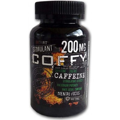 Extrifit Coffy Stimulant 200mg 100 tablet – Zboží Mobilmania