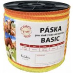 Páska BASIC 20 mm pro el. ohradník 4x0 16 mm Niro žluto oranž. – Hledejceny.cz