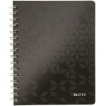 Leitz Wow Kroužkový blok černý linkovaný A5 – Sleviste.cz
