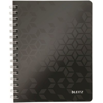 Leitz Wow Kroužkový blok černý linkovaný A5 – Sleviste.cz