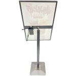 LED světelný rám,stojan AdsWorld HY08-A2 435x600 černá – Zboží Živě