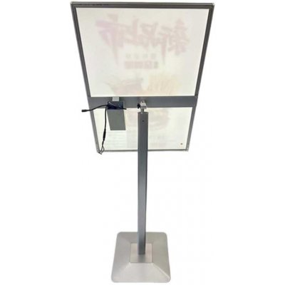 LED světelný rám,stojan AdsWorld HY08-A2 435x600 černá – Zboží Živě