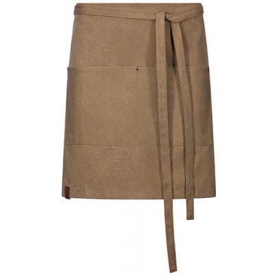 Exner Krátká zástěra do pasu EX197 Mid Brown Washed 80 x 45 cm – Hledejceny.cz