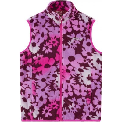 Wolf dětská fleece vesta B2442 bordó – Zboží Dáma