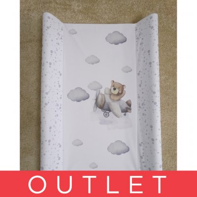 Ceba Baby Podložka 2-hranná s pevnou deskou Ultra Light Pilot Bear 50 x 70 – Zboží Dáma